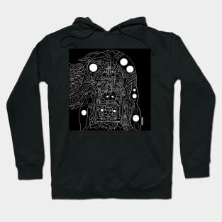 black spaceman ecopop Hoodie